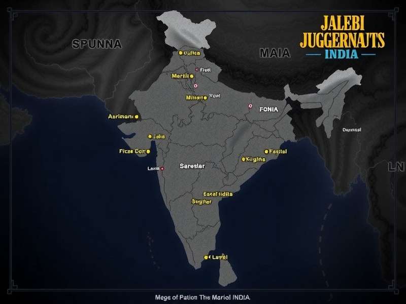 Jalebi Juggernauts India locations map